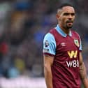 BURNLEY, ENGLAND - FEBRUARY 03: Vitinho of Burnley during the Premier League match between Burnley FC and Fulham FC at Turf Moor on February 03, 2024 in Burnley, England. (Photo by Gareth Copley/Getty Images)