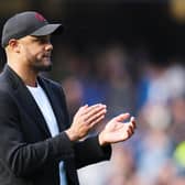 LIVERPOOL, ENGLAND - APRIL 06: Vincent Kompany, Manager of Burnley, acknowledges the fans following the Premier League match between Everton FC and Burnley FC at Goodison Park on April 06, 2024 in Liverpool, England. (Photo by Matt McNulty/Getty Images) (Photo by Matt McNulty/Getty Images)
