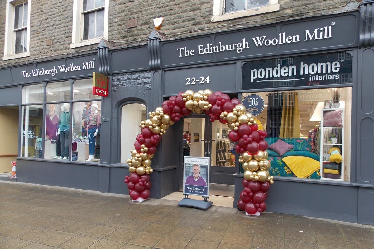 Boost for Clitheroe high street as branch of The Edinburgh Woollen Mill
