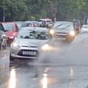 Heavy rain overnight has caused chaos on Burnley's roads and the Environment Agency has issued a number of flood alerts (photos for illustration purposes)