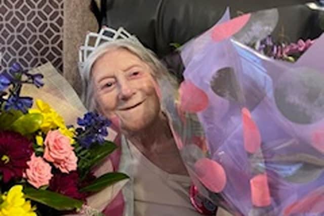 Burnley resident Jean Hayhurst has celebrated her 100th birthday at The Grove Care Home in Burnley