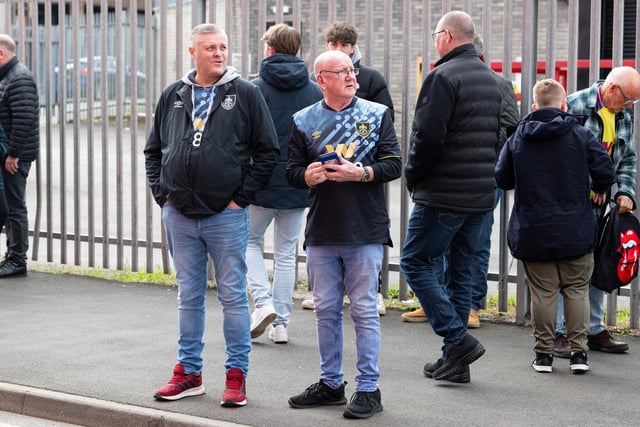 Burnley fans arrive at Bramall Lane for Premier League fixture with Sheffield United. Photo: Kelvin Lister-Stuttard