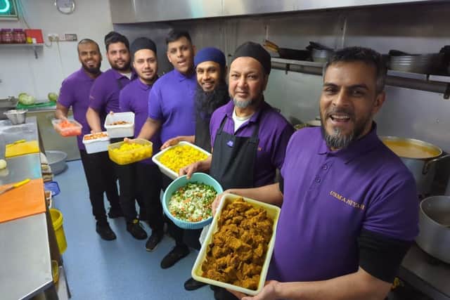 Noor Udin and staff at Usmaniyah prepare for Community Iftar