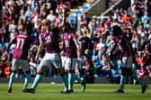 Flemming celebrates his final day goal against Wolves. Photo: Kelvin Lister-Stuttard