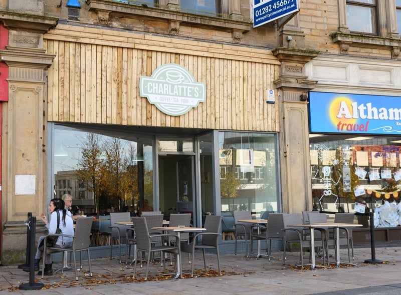 Exterior of Charlatte's Coffee Shop in Burnley Town Centre. Photo: Kelvin Stuttard
