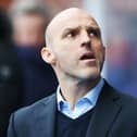 GLASGOW, SCOTLAND - FEBRUARY 27:  St Mirren Manager Alex Rae looks on during the Scottish Championship match between Rangers and St. Mirren at Ibrox Stadium on February 27, 2016 in Glasgow, Scotland. (Photo by Ian MacNicol/Getty images)