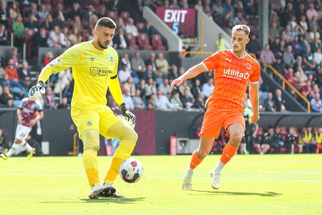 The debate will go on about his involvement In Blackpool’s first goal, whether he needed to make that pass, whether it was just a poor touch from Cullen, but he will continue to take risks to find the spaces, and produced two crucial saves in the second half.