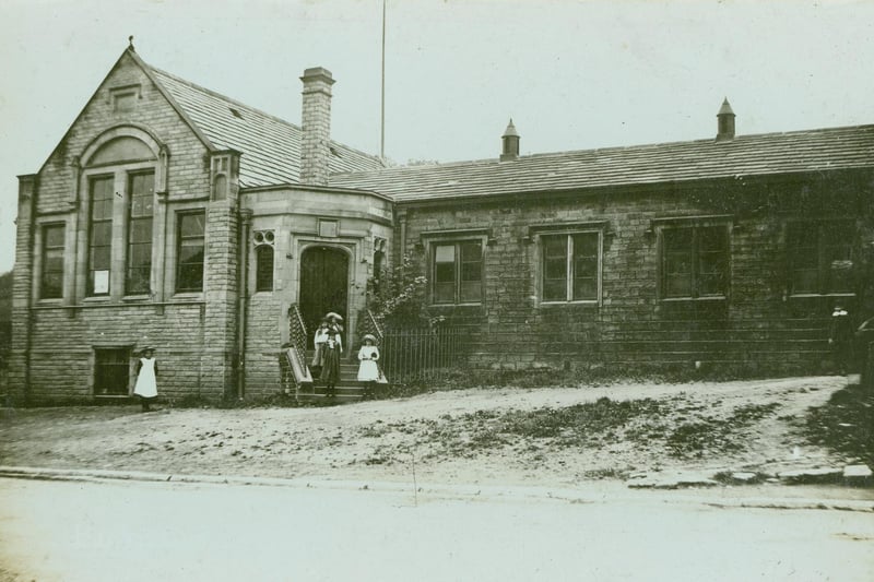 St John's CE School, Cliviger near Burnley (around 1905). Credit: Lancashire County Council.