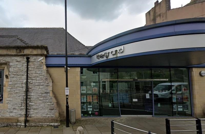 The Grand, York Street, Clitheroe, is a contemporary 1870s-era auditorium holding 400 people with a full-size cinema screen and a cafe. It is a creative hub presenting a wide range of events for the community.