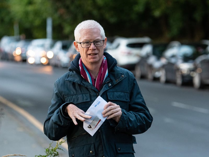 Burnley fans arrive at the Peninsula Stadium for the Carabao Cup tie with Salford City. Photo: Kelvin Lister-Stuttard