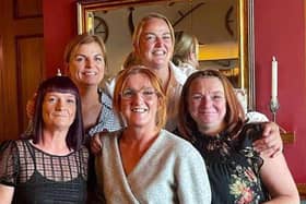 Trish Buck, Sharon Chapman, Pauline Smith (front, from left to right) and Vicky Stevenson and Tracy Moran (back) have set up Support After Suicide in Burnley to help those who are grieving.