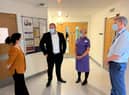 Burnley MP Antony Higginbotham at Burnley General Teaching Hospital