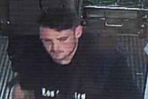 Police are keen to identify this man in connection to an attempted robbery at Aldi on Active Way in Burnley last month where store workers were threatened with a sharp object.