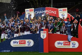 The Clarets have won promotion in back-to-back Championship campaigns (Photo by Gareth Copley/Getty Images)
