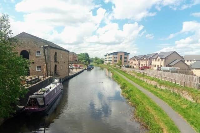 The Leeds and Liverpool Canal in Burnley