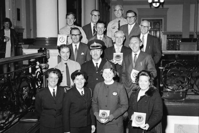 Sixteen voluntary youth workers were honoured on Monday, 27th September 1971, at the Town Hall, when they received long service awards, at the annual meeting of the Youth Advisory Committee.