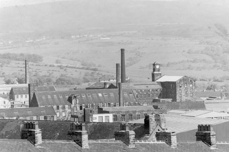 Trafalgar Mill and The Weavers Triangle in Burnley, pictured in 1981. Credit: Lancashire County Council