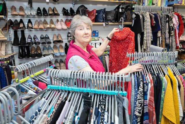 Dozens of volunteers give up their time to work in Pendleside Hospice’s nine shops.
