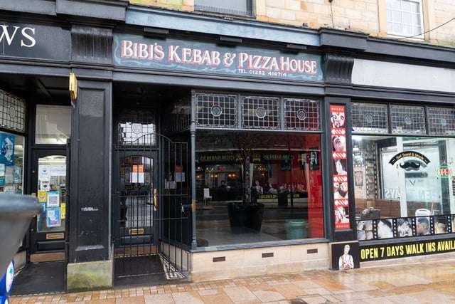 Bibi's Kebab & Pizza House in St James's Row, Burnley, offers all the classics like margherita, pepperoni and salami.
Photo: Kelvin Stuttard