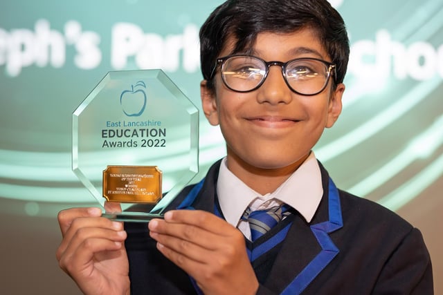 Young Scientist/Engineer of the year award winner Yusuf Chaudhary.