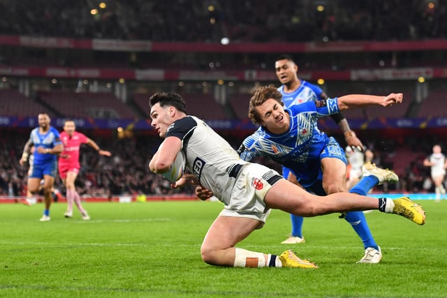 Farnworth went over for two tries in England's semi-final defeat to Samoa at the Emirates.
