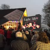 Flashback to last year’s successful Light Up A Life service at Pendleside Hospice