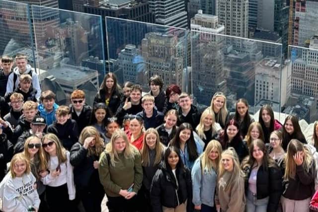Ribblesdale School students in New York City