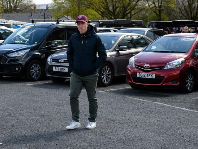 Burnley fans arrive at Turf Moor for the Premier League fixture against Brighton and Hove Albion. Photo: Kelvin Lister-Stuttard