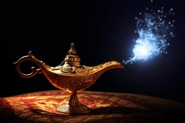 What would you wish for if you stumbled across Aladdin's lamp?