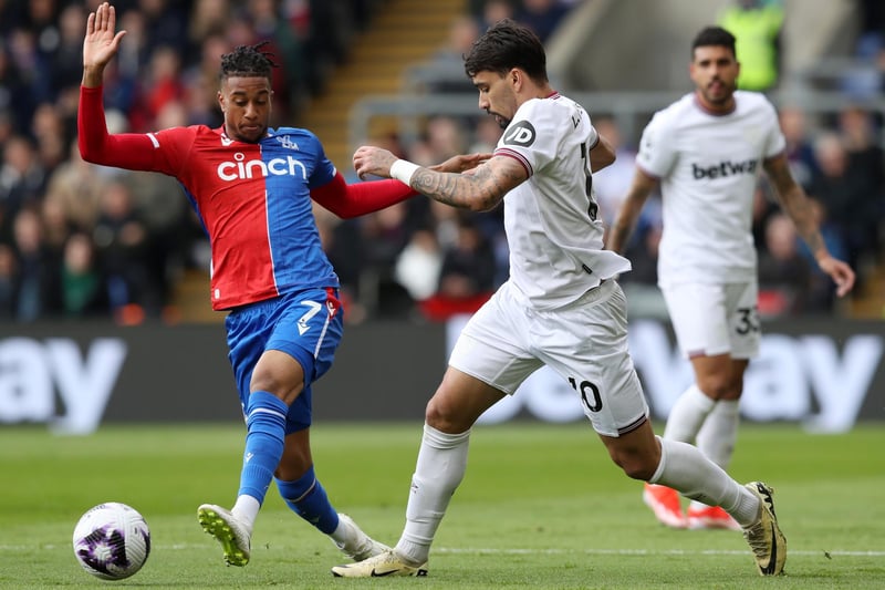 Olise both scored and assisted in a Premier League match for the second time this season when he helped the Eagles race into a four-goal lead over West Ham after just 31 minutes. Olise headed the home side in front with seven minutes on the clock, before turning provider for Palace striker Jean-Philippe Mateta and registering his fourth assist of the season. The 22-year-old also made two key passes and two successful dribbles.