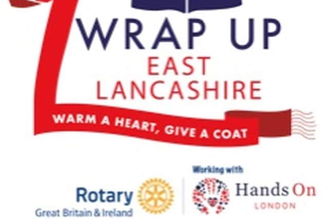 Clitheroe Rotary Club is once again supporting Wrap Up East Lancashire and Hands On London with the collection of unwanted coats to keep those warm who may be
suffering hard times during the winter.