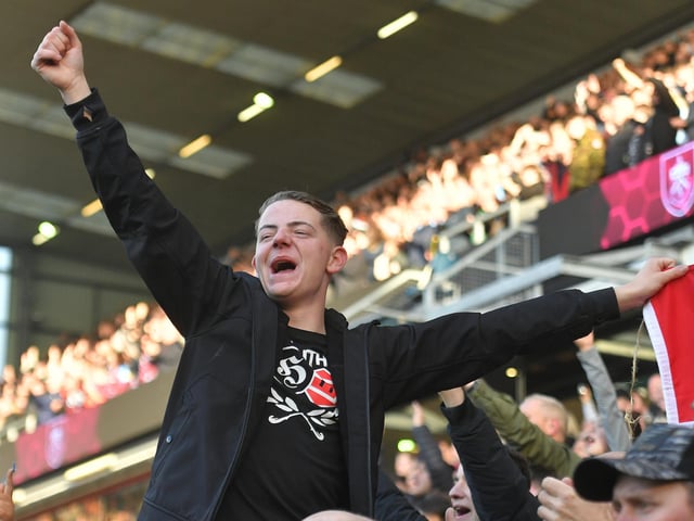 Photographer Dave Howarth/CameraSport

The EFL Sky Bet Championship - Burnley v Blackburn Rovers - Sunday 13th November 2022 - Turf Moor - Burnley

World Copyright © 2022 CameraSport. All rights reserved. 43 Linden Ave. Countesthorpe. Leicester. England. LE8 5PG - Tel: +44 (0) 116 277 4147 - admin@camerasport.com - www.camerasport.comFANS

Photographer Dave Howarth/CameraSport

The EFL Sky Bet Championship - Burnley v Blackburn Rovers - Sunday 13th November 2022 - Turf Moor - Burnley

World Copyright © 2022 CameraSport. All rights reserved. 43 Linden Ave. Countesthorpe. Leicester. England. LE8 5PG - Tel: +44 (0) 116 277 4147 - admin@camerasport.com - www.camerasport.com