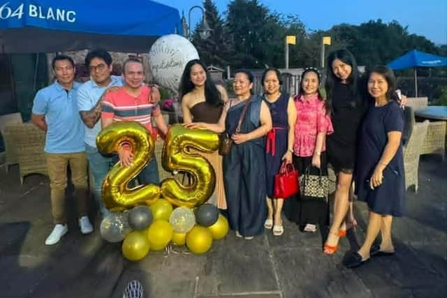 A group of Filipino nurses enjoyed a meal to celebrate 25 years since they arrived to work in Burnley as part of an NHS recruitment drive