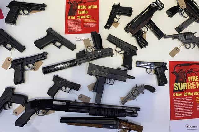 A new national gun surrender will allow people to anonymously hand in weapons and ammunition. (Credit: PA Wire/ Richard Vernalls)