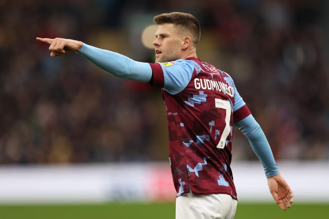 BURNLEY, ENGLAND - FEBRUARY 11: Johann Berg Gudmundsson of Burnley during the Sky Bet Championship between Burnley and Preston North End at Turf Moor on February 11, 2023 in Burnley, England. (Photo by Clive Brunskill/Getty Images)