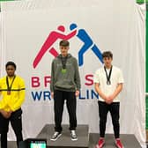 Charlie Vaughton from Clitheroe won gold at the British Wrestling, English National Championships