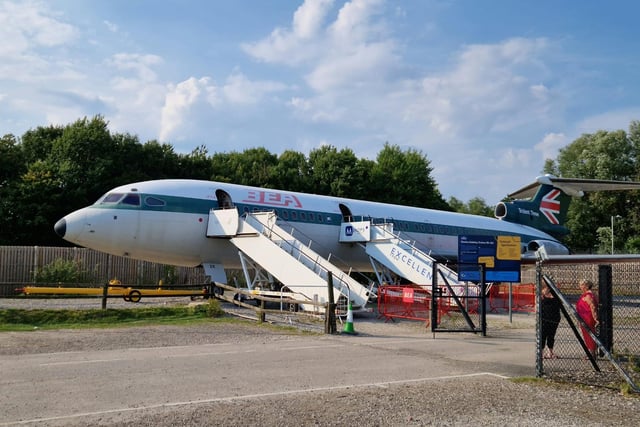 A passenger jet from the 1970s