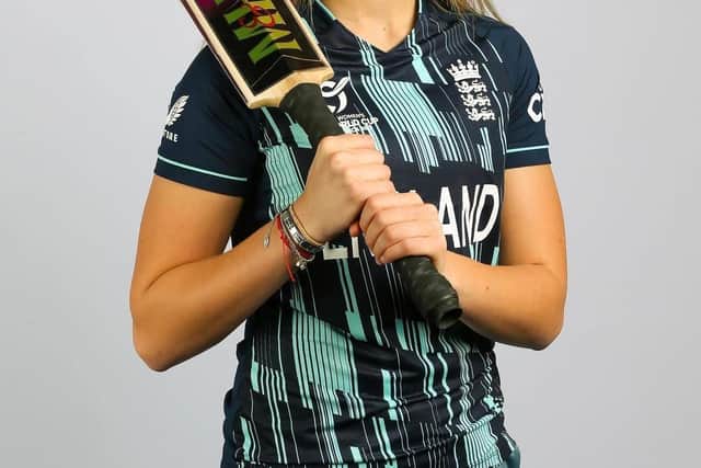 Liberty Heap who has made her debut with the England squad for the ICC Under-19s Women's T20 World Cup in South Africa.
