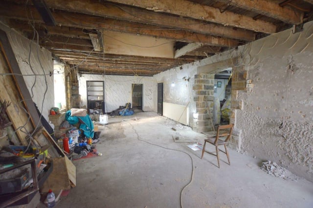 A derelict Burnley farmhouse in Burnley is due under the auctioneer's hammer