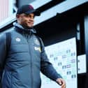 BURNLEY, ENGLAND - DECEMBER 02: Vincent Kompany, Manager of Burnley, arrives at the stadium prior to the Premier League match between Burnley FC and Sheffield United at Turf Moor on December 02, 2023 in Burnley, England. (Photo by Nathan Stirk/Getty Images)