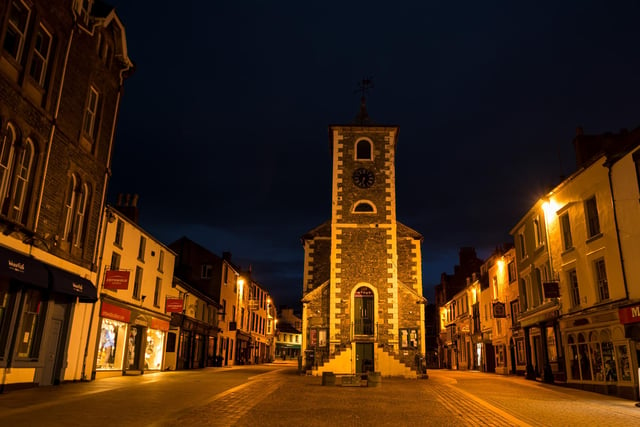 All is quiet in Keswick by night