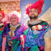 The Three Ugly Sisters (Mark Capstick, Simon Capstick and Ciaron Fitzpatrick) will be strutting their stuff in the Sabden Village Folk production of Cinderella