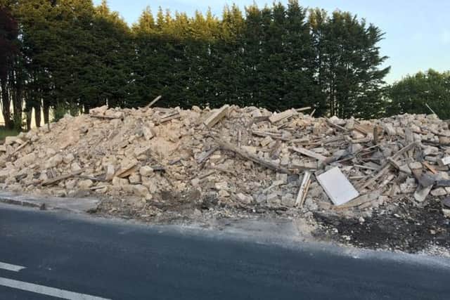 All that is left of the Punch Bowl today