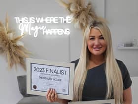 Alison Brown of The Beauty House in Burnley which has been shortlisted in the best new salon category in the prestigious UK Hair and Beauty awards. Alison has also been nominated in the lash stylist of the year category.