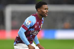 Burnley's Nathan Tella

The EFL Sky Bet Championship - Burnley v West Bromwich Albion - Friday 20th January 2023 - Turf Moor - Burnley