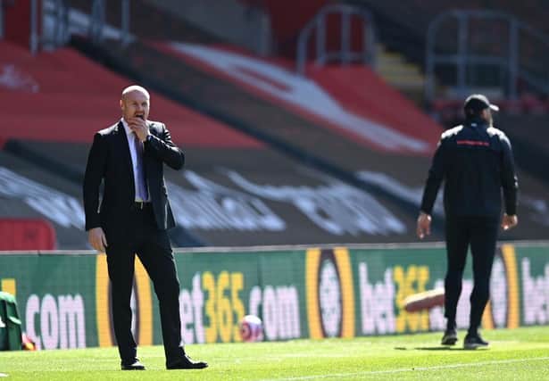 Sean Dyche, Manager of Burnley (Photo by Glyn Kirk - Pool/Getty Images)