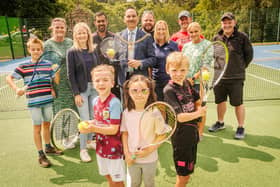 The new tennis courts at Scott Park have been officially opened (photo: Andy Ford)