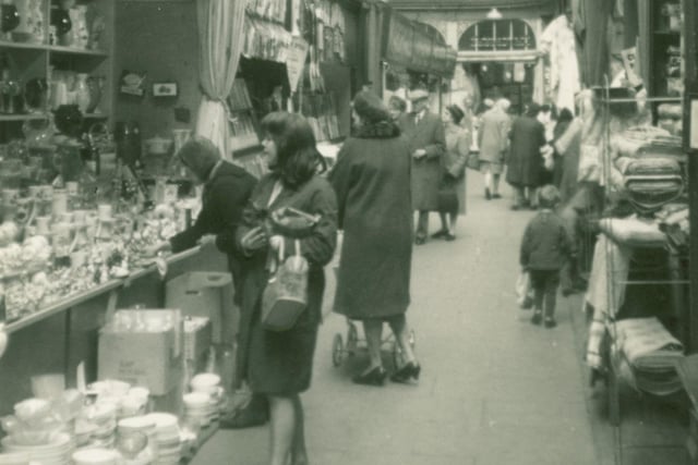 Old Burnley Market Hall (c. 1961). Credit: Lancashire County Council
