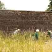 National Trust volunteers in the Walled Garden at Gawthorpe Hall