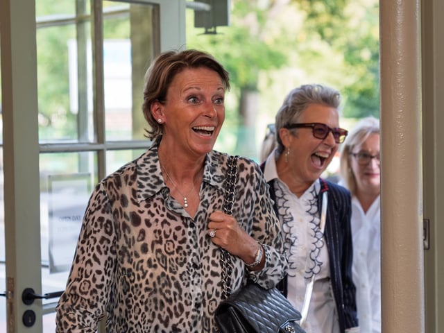 Guests arriving at the launch event